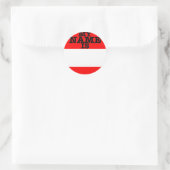 Sticker Rond Mon nom est (Sac)