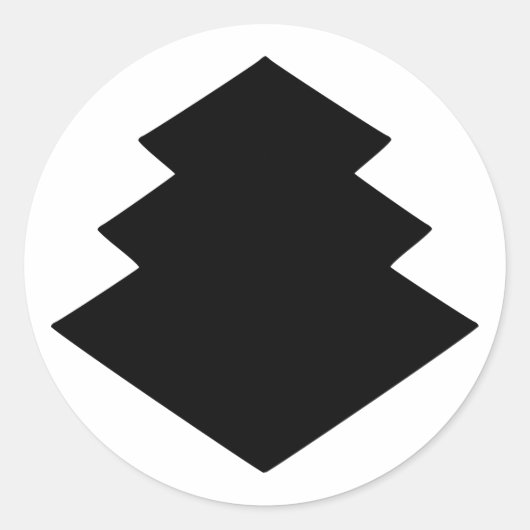 Sticker Rond Mon ogasawara, Japon (Devant)