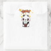 Sticker Rond Mon Panda Mignon (Sac)