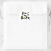Sticker Rond Mon père mon roc (Sac)