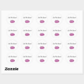 Sticker Rond Mon Petit Macaron (Feuille)