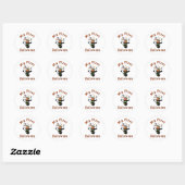 Sticker Rond Mon premier Halloween (Feuille)