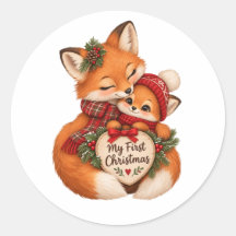 Mon premier Noël Famille Renard
