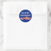 Sticker Rond Mon président (Sac)