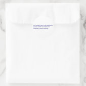 Sticker Rond Mon thérapeute dit : (Sac)