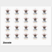 Sticker Rond Mon trésor | International Talk Like a Pirate day (Feuille)