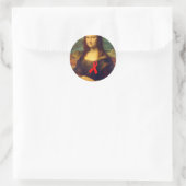 Sticker Rond Mona Lisa (Sac)