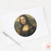 Sticker Rond Mona Lisa (Enveloppe)