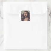 Sticker Rond Mona Lisa Face (Sac)