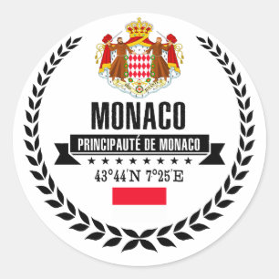 Sticker Rond Monaco