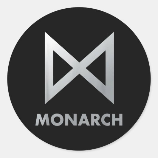 Sticker Rond Monarch (Devant)