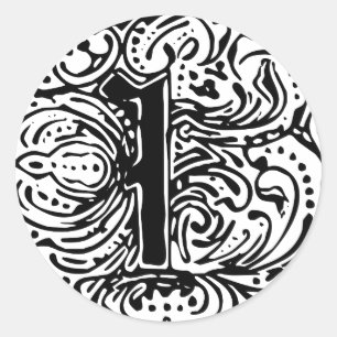 Sticker Rond Monarchie "I"