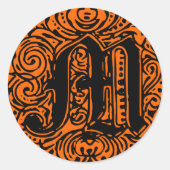 Sticker Rond Monarchie M (Devant)