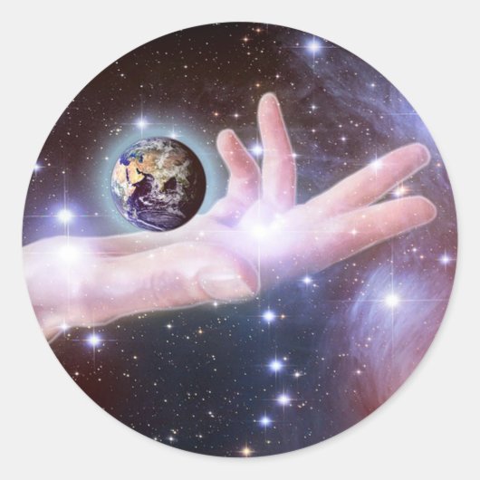 Sticker Rond Monde (Devant)