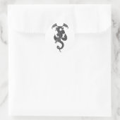 Sticker Rond Monde de Dragon (Sac)