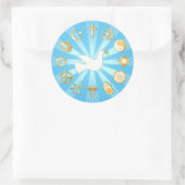 Sticker Rond Monde de la paix (Sac)