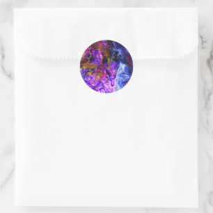 Sticker Rond Monde de l'Imaginaire