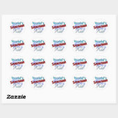 Sticker Rond Mondes enfant le plus intelligent (Feuille)