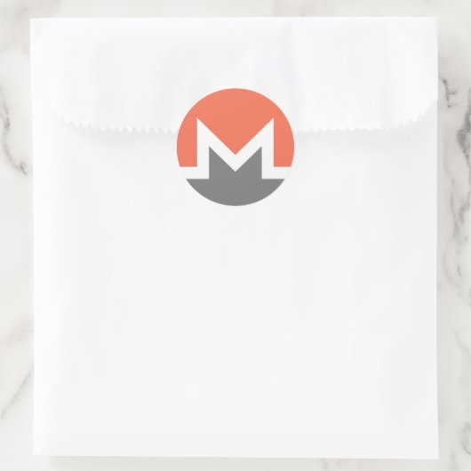 Sticker Rond Monero (xmr) (Sac)
