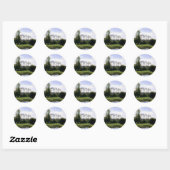 Sticker Rond Monet - Vue sur Rouelles Le Havre, art, (Feuille)