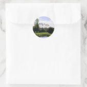 Sticker Rond Monet - Vue sur Rouelles Le Havre, art, (Sac)