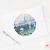 Sticker Rond Monet - Waterloo Bridge, Londres (Enveloppe)