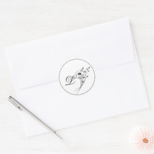 Sticker Rond Mongram