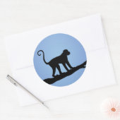 Sticker Rond Monkey (Enveloppe)