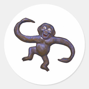 Sticker Rond Monkey