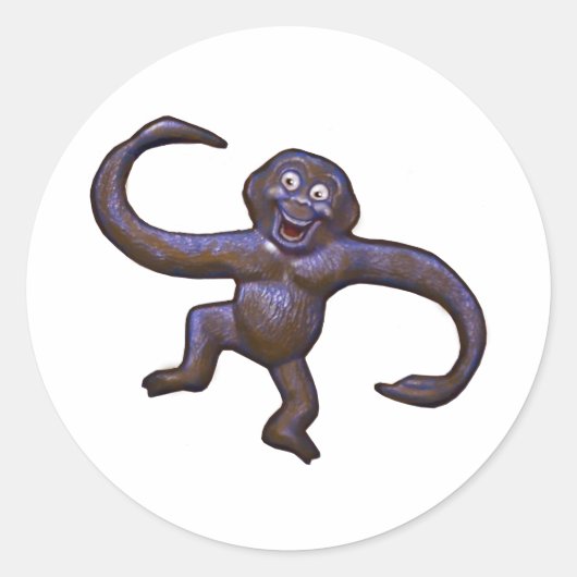 Sticker Rond Monkey (Devant)