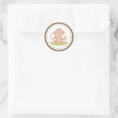 Sticker Rond Monkey (Sac)