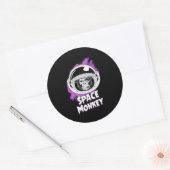 Sticker Rond Monkey Space (Enveloppe)