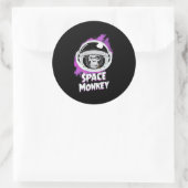 Sticker Rond Monkey Space (Sac)