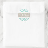 Sticker Rond Monnaie Chevron Tan Monogram (Sac)