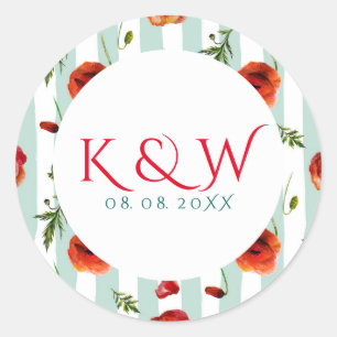 Sticker Rond Monnaie Douce & Blancs Avec Pappage De Pépites Rou