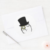 Sticker Rond Monocled Sir (Enveloppe)