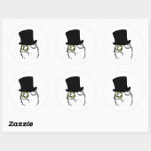 Sticker Rond Monocled Sir (Feuille)
