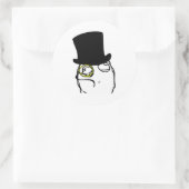 Sticker Rond Monocled Sir (Sac)