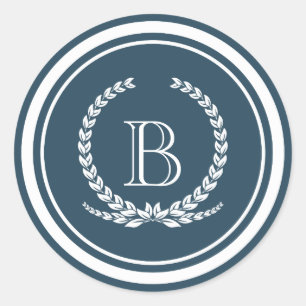 Sticker Rond Monogram design