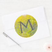 Sticker Rond Monogramme | Hive I (Enveloppe)