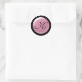 Sticker Rond Monogramme K (Sac)