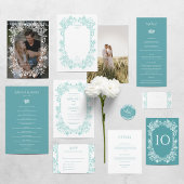 Sticker Rond Monogramme Mariage classique de Norwich