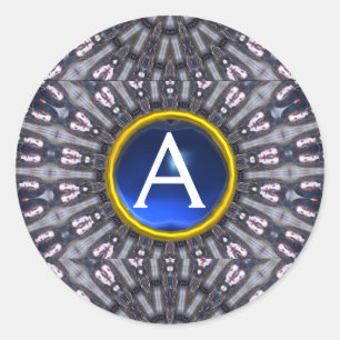 Sticker Rond monogramme PSYCHEDELIC KALEIDOSCOPE/MÉMOIRES MYST