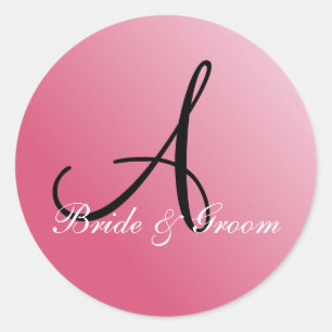 Sticker Rond Monogramme Un sceau personnalisable