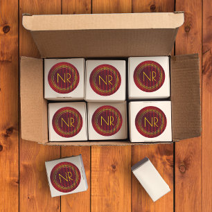 Sticker Rond Monogrammed