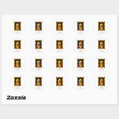 Sticker Rond Monsieur Biscuit de Fluffington (Feuille)