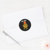 Sticker Rond Monsieur Silly (Enveloppe)
