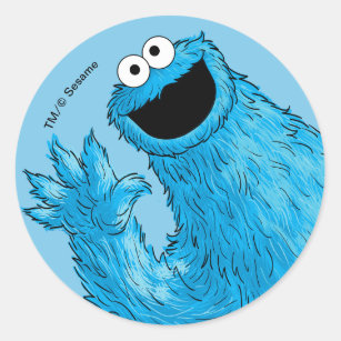 Sticker Rond Monster à la fin de cette histoire   Cookie