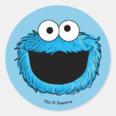 Sticker Rond Monster à la fin de cette histoire | Cookie Monste (Devant)