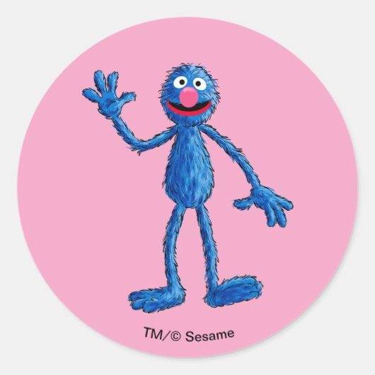 Sticker Rond Monster à la fin de cette histoire | Grover (Devant)
